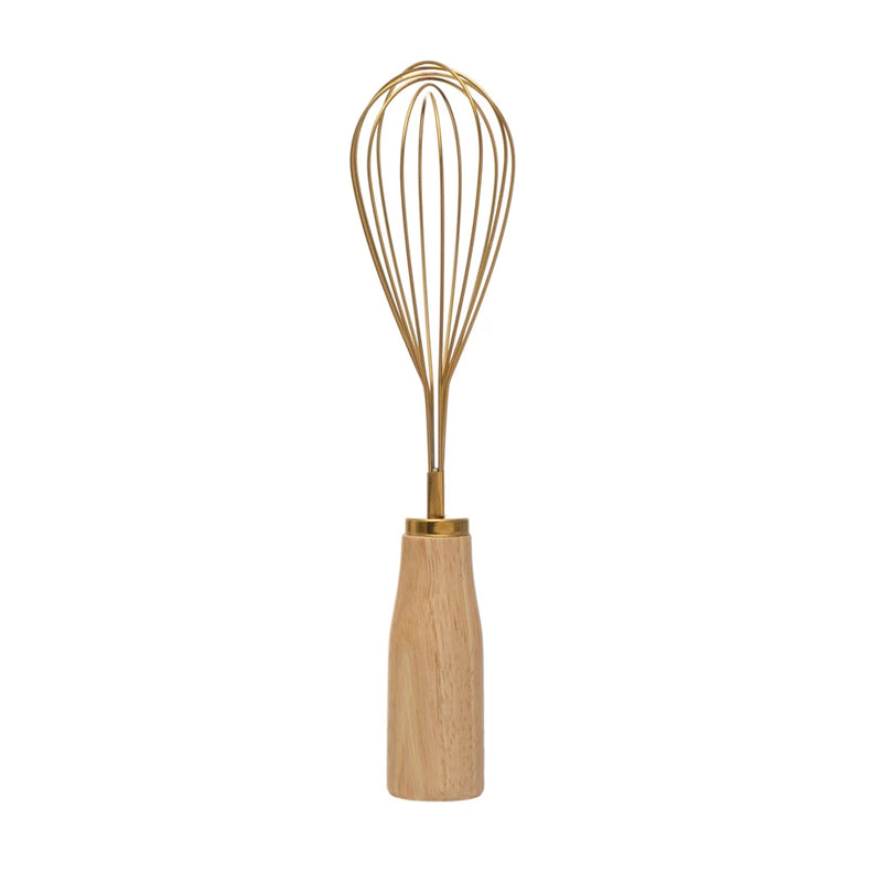 Stainless Steel Whisk with Wood Handle