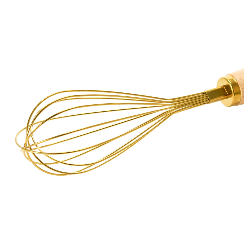 Stainless Steel Whisk with Wood Handle