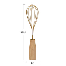 Stainless Steel Whisk with Wood Handle