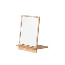Rubberwood Interlocking Dresser/Desk Mirror, Natural