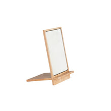 Rubberwood Interlocking Dresser/Desk Mirror, Natural