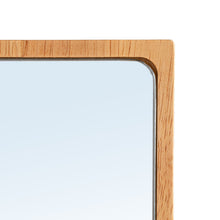 Rubberwood Interlocking Dresser/Desk Mirror, Natural