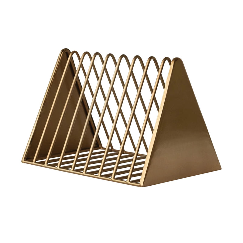 Metal Rack, Brass Finish