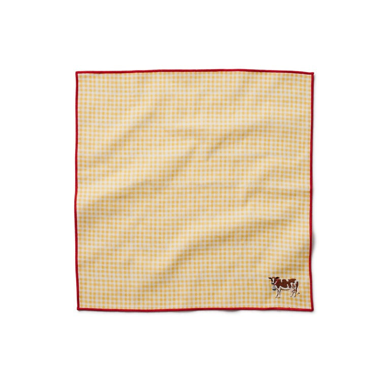 Home Sweet Home Embroidered Cotton Napkins, Assorted Set of 4