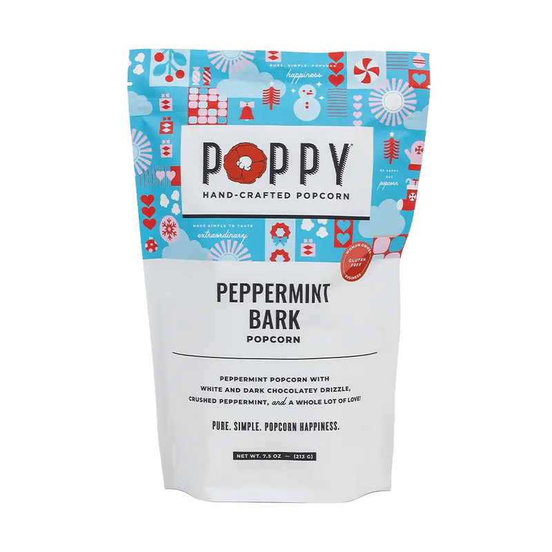 Holiday Peppermint Bark Popcorn