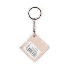 A+ Teacher Maple Veneer Keychain