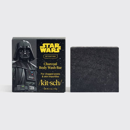 Star Wars™ & Kitsch Charcoal Detoxifying Solid Body Wash - Darth Detox