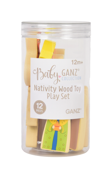 Nativity Wood Toy Play Set (12 pc. set)