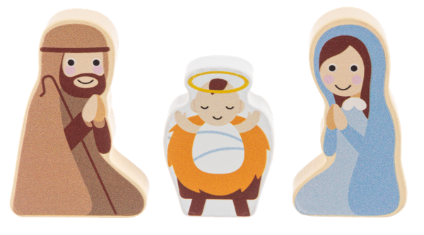 Nativity Wood Toy Play Set (12 pc. set)