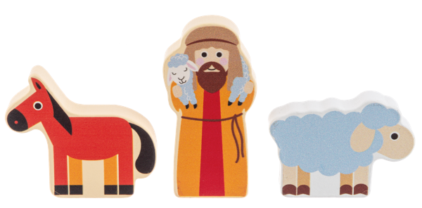 Nativity Wood Toy Play Set (12 pc. set)