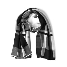 Britt's Knits Gentleman's Plaid Knit Scarf
