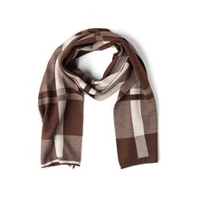 Britt's Knits Gentleman's Plaid Knit Scarf