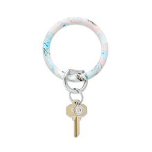 Silicone Big O® Key Ring - Pastel Marble