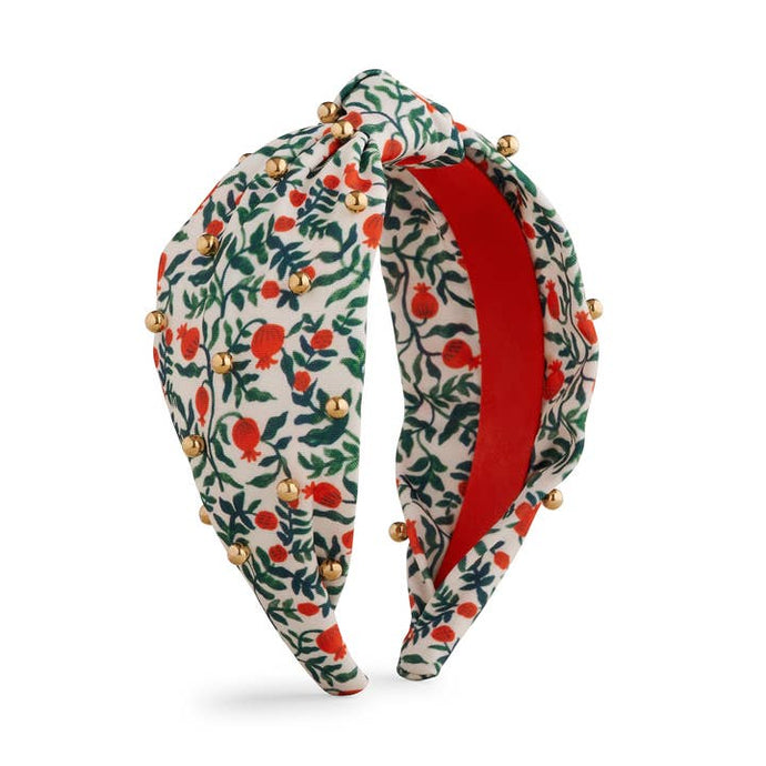 Rifle Paper Co. | Christmastide Pomegranate Embellished Headband