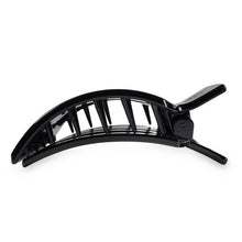 Square Flat Hair Clip | Jet Black
