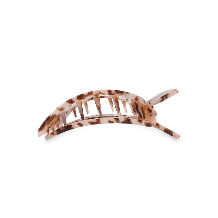 Square Flat Hair Clip | Blonde Tortoise
