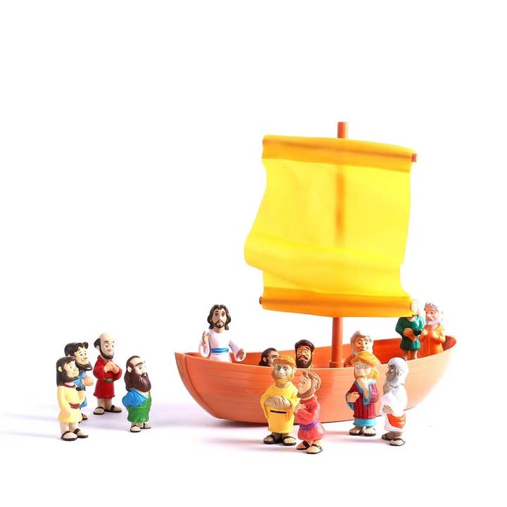 Galilean Boat with Apostles