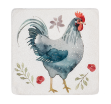 Watercolor Chicken Coaster (4 pc. set)