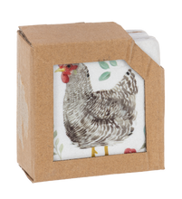 Watercolor Chicken Coaster (4 pc. set)