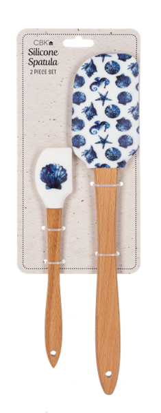 Watercolor Under the Sea Spatula (2 pc. set)