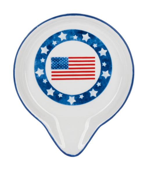 American Flag Spoon Rest