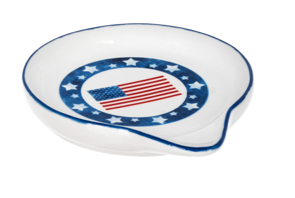 American Flag Spoon Rest