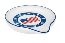 American Flag Spoon Rest