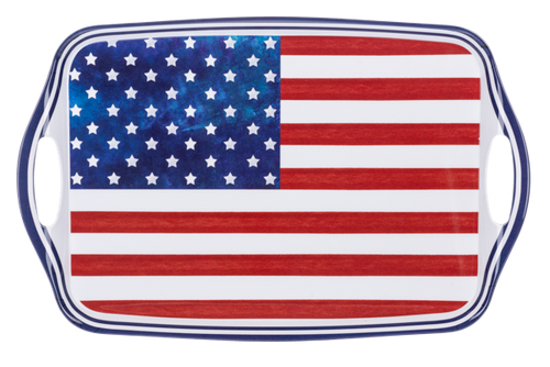 American Flag Serving Tray