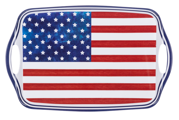 American Flag Serving Tray