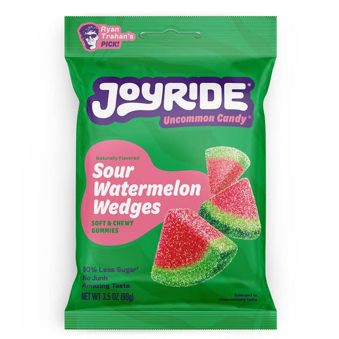 Joyride Low Sugar Sour Watermelon Wedges Candy