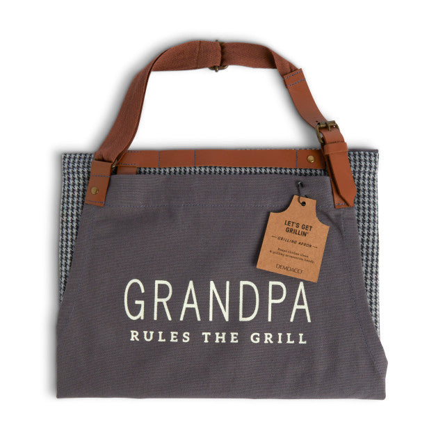 Grandpa Rules the Grill Apron