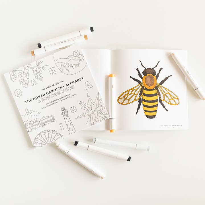 North Carolina Alphabet Coloring Book