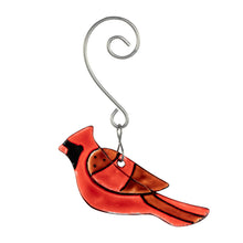 Red Cardinal Glass Ornament