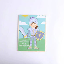 Puzzle Wood Armor of God Build-A-Kid Girl