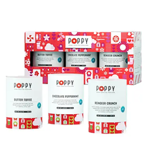 Poppy Hand-Crafted Popcorn | Holiday Cylinder Trio