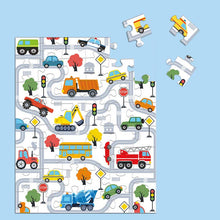 Trucks and Transportation 48 Puzzle Piece Snax