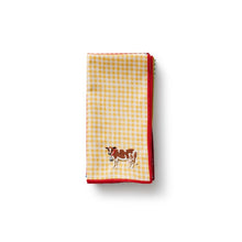 Home Sweet Home Embroidered Cotton Napkins, Assorted Set of 4