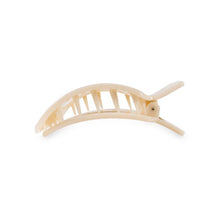 Square Flat Hair Clip | Almond Beige