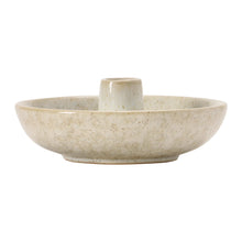 Stoneware Dish with Toothpick Holder with Glaze