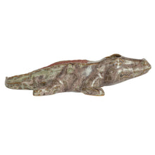 Stoneware Alligator Match Holder w/ Striker (Each One Will Vary)