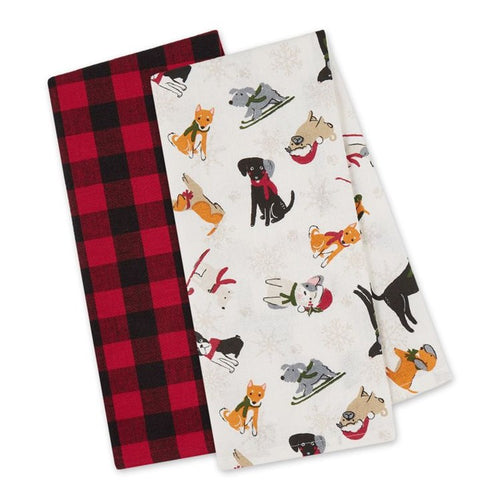 Happy Howlidays Dishtowel Set of 2