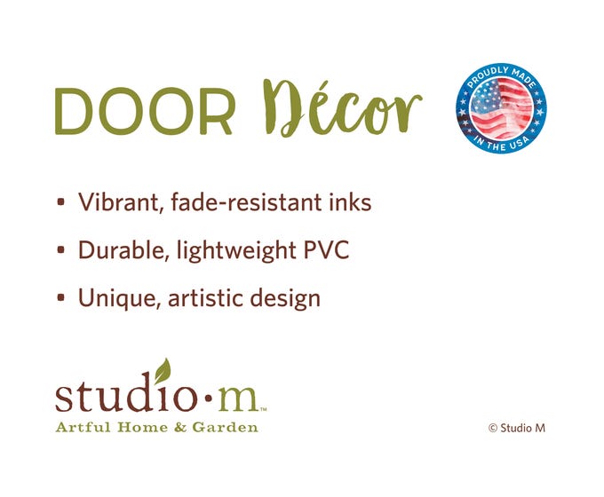 Patriotic Pinwheels Door Décor