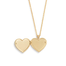 Pawprint Love You Locket - Gold