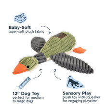 Plush Duck with Squeaker Dog Toy