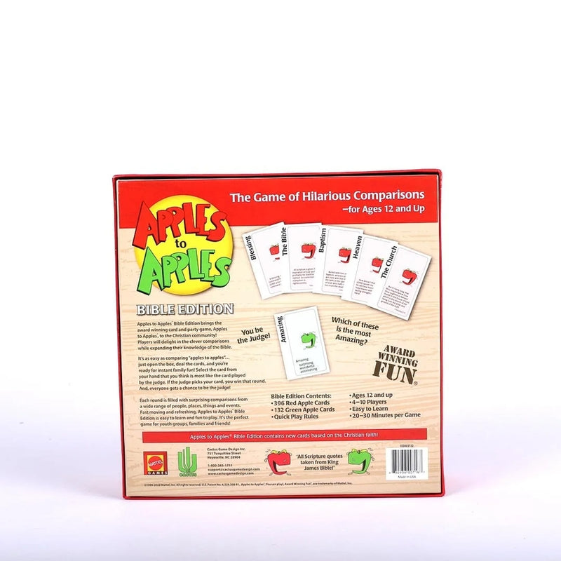 Apples To Apples Bible Edition
