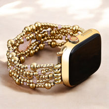 Enchanted Rose Quartz Elegance Stretch Apple Watch Strap