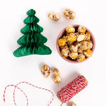 Holiday Frosted Gingerbread Popcorn