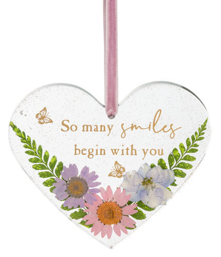 So many smiles begin with you epoxy ornament