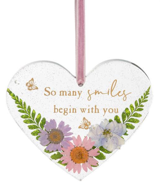 So many smiles begin with you epoxy ornament