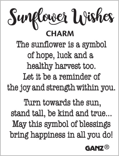 Sunflower Charms